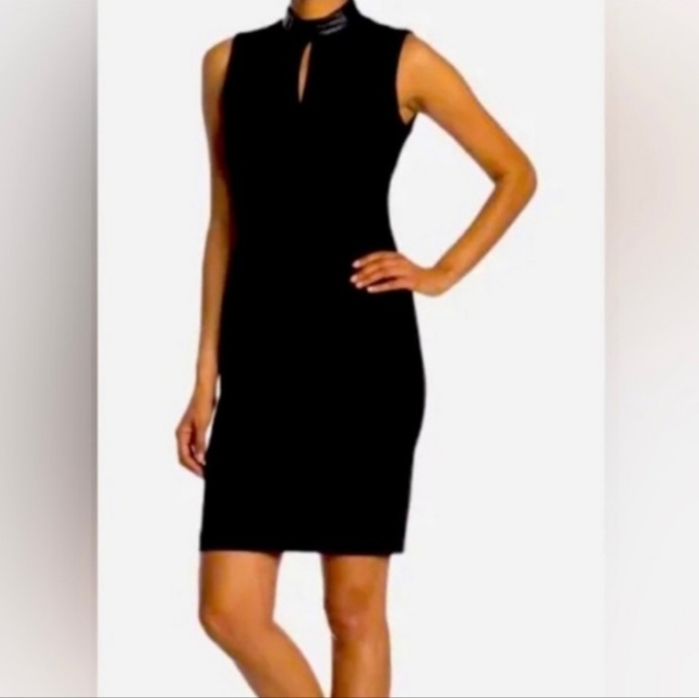 Calvin Klien Keyhole Sheath Dress
